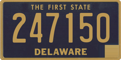 DE license plate 247150