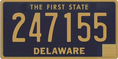 DE license plate 247155