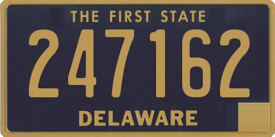 DE license plate 247162