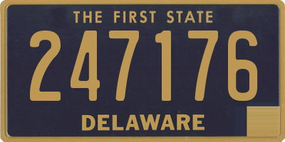 DE license plate 247176
