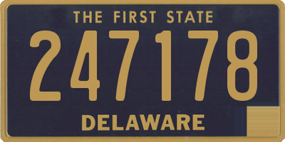 DE license plate 247178