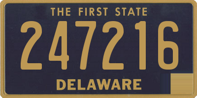 DE license plate 247216