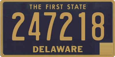 DE license plate 247218