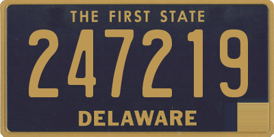 DE license plate 247219