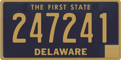 DE license plate 247241