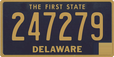 DE license plate 247279
