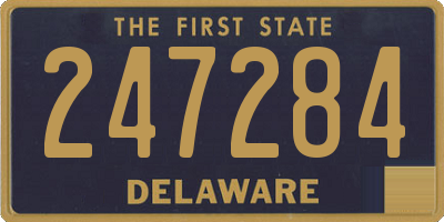 DE license plate 247284