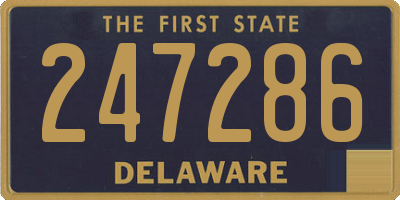 DE license plate 247286