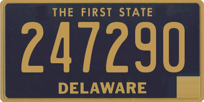 DE license plate 247290