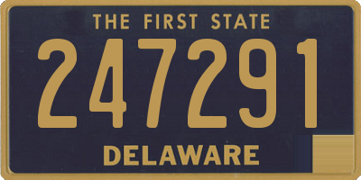 DE license plate 247291