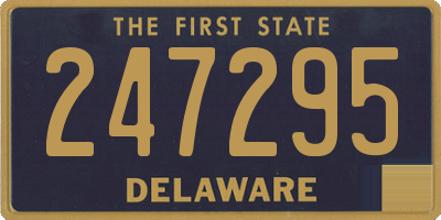 DE license plate 247295