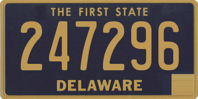 DE license plate 247296