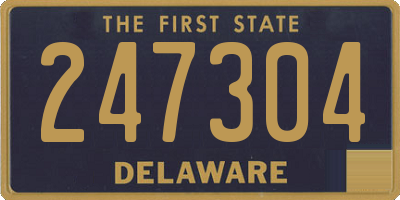 DE license plate 247304
