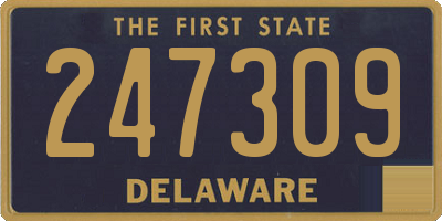 DE license plate 247309