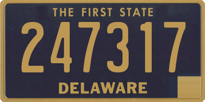 DE license plate 247317