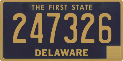 DE license plate 247326