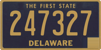 DE license plate 247327