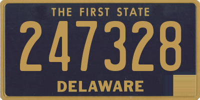 DE license plate 247328