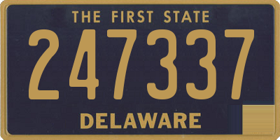 DE license plate 247337