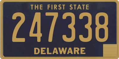 DE license plate 247338