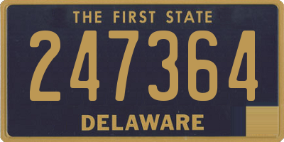 DE license plate 247364