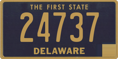 DE license plate 24737