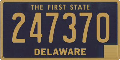 DE license plate 247370