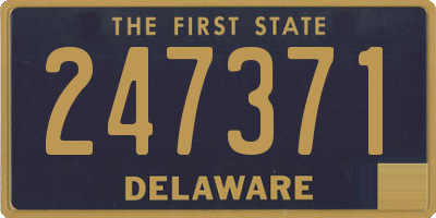 DE license plate 247371