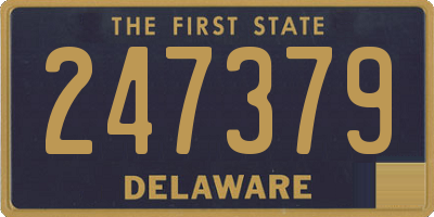 DE license plate 247379