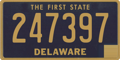 DE license plate 247397