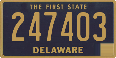 DE license plate 247403