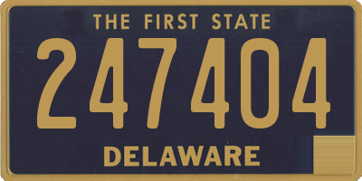 DE license plate 247404