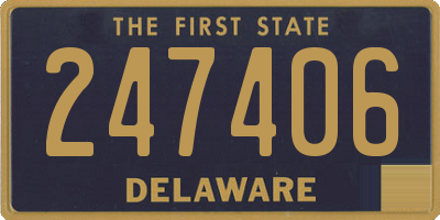 DE license plate 247406