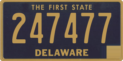 DE license plate 247477