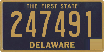 DE license plate 247491