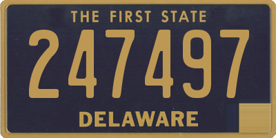 DE license plate 247497