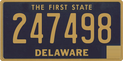DE license plate 247498