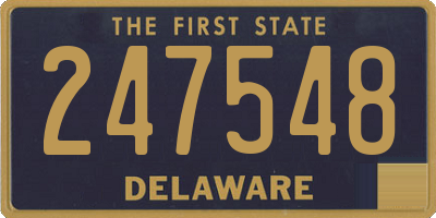 DE license plate 247548