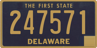 DE license plate 247571