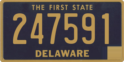DE license plate 247591