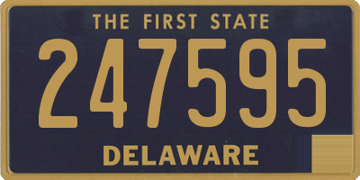 DE license plate 247595