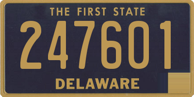 DE license plate 247601