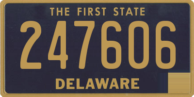 DE license plate 247606