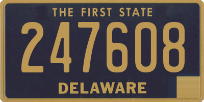 DE license plate 247608
