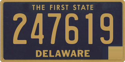DE license plate 247619