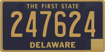 DE license plate 247624