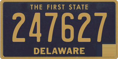 DE license plate 247627