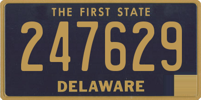 DE license plate 247629