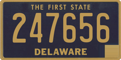 DE license plate 247656