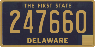 DE license plate 247660